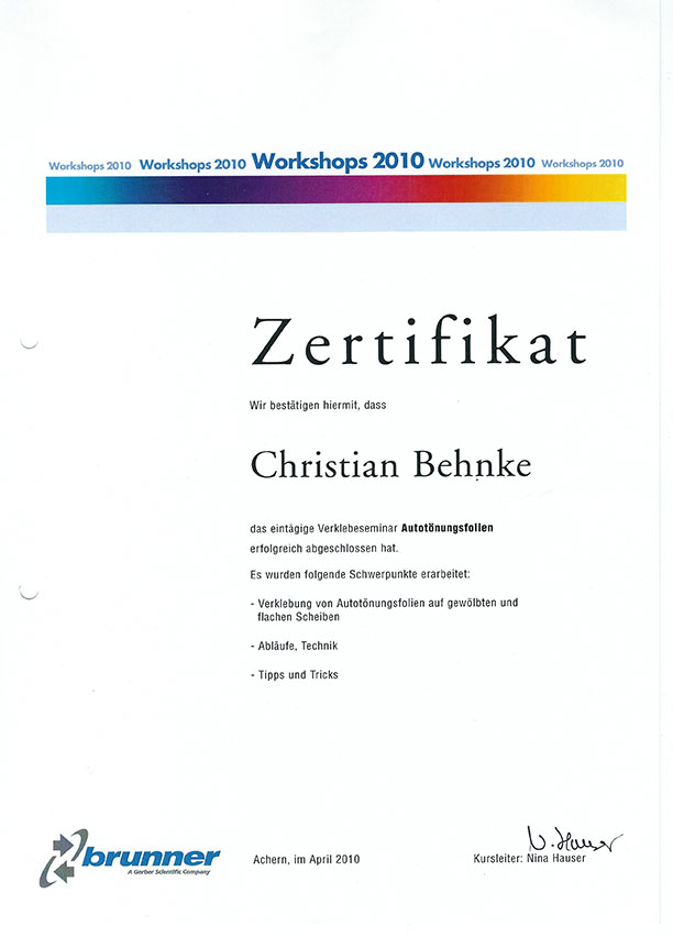 Zertifikat
